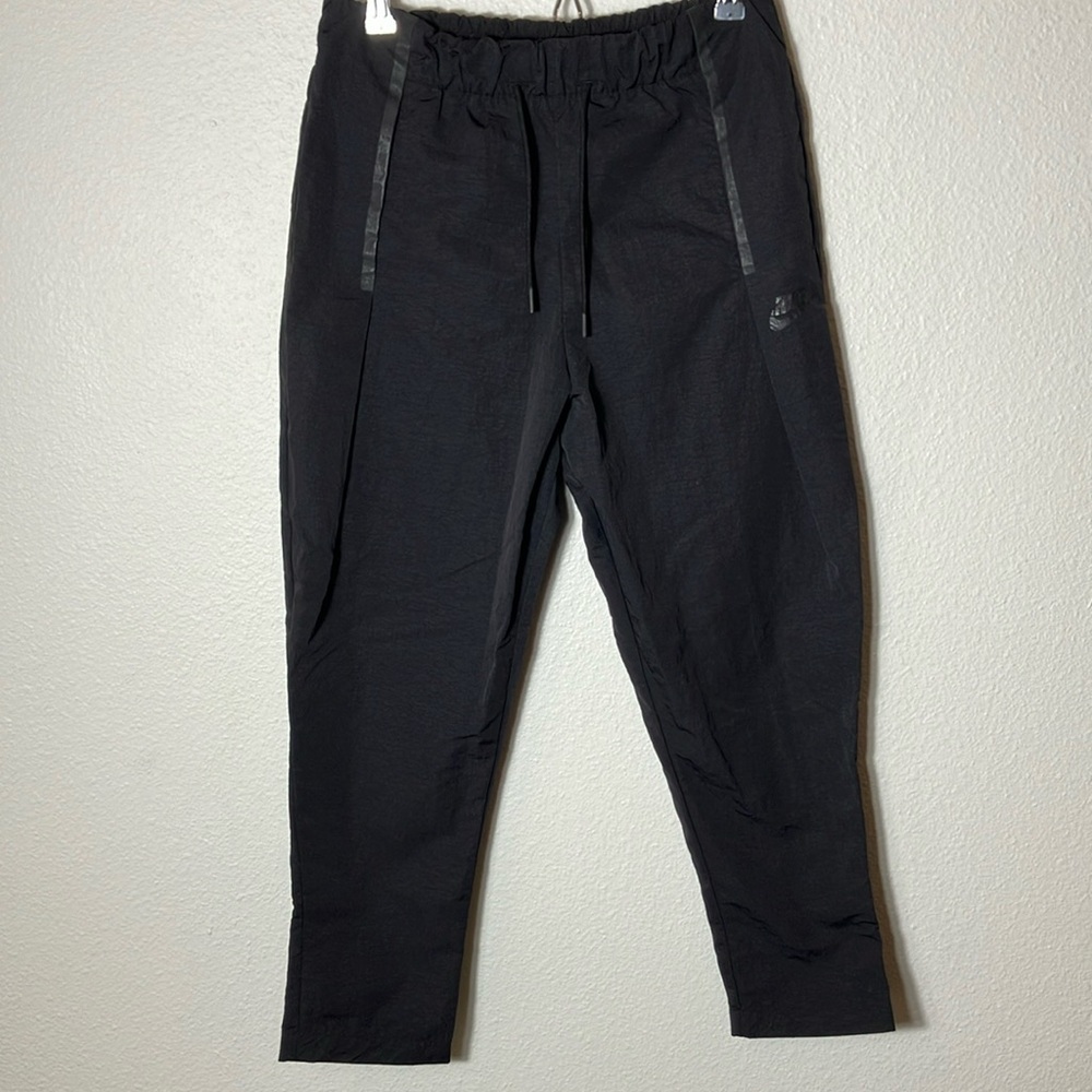 Nike athletic pants jogger track light pants pockets drawstring size small